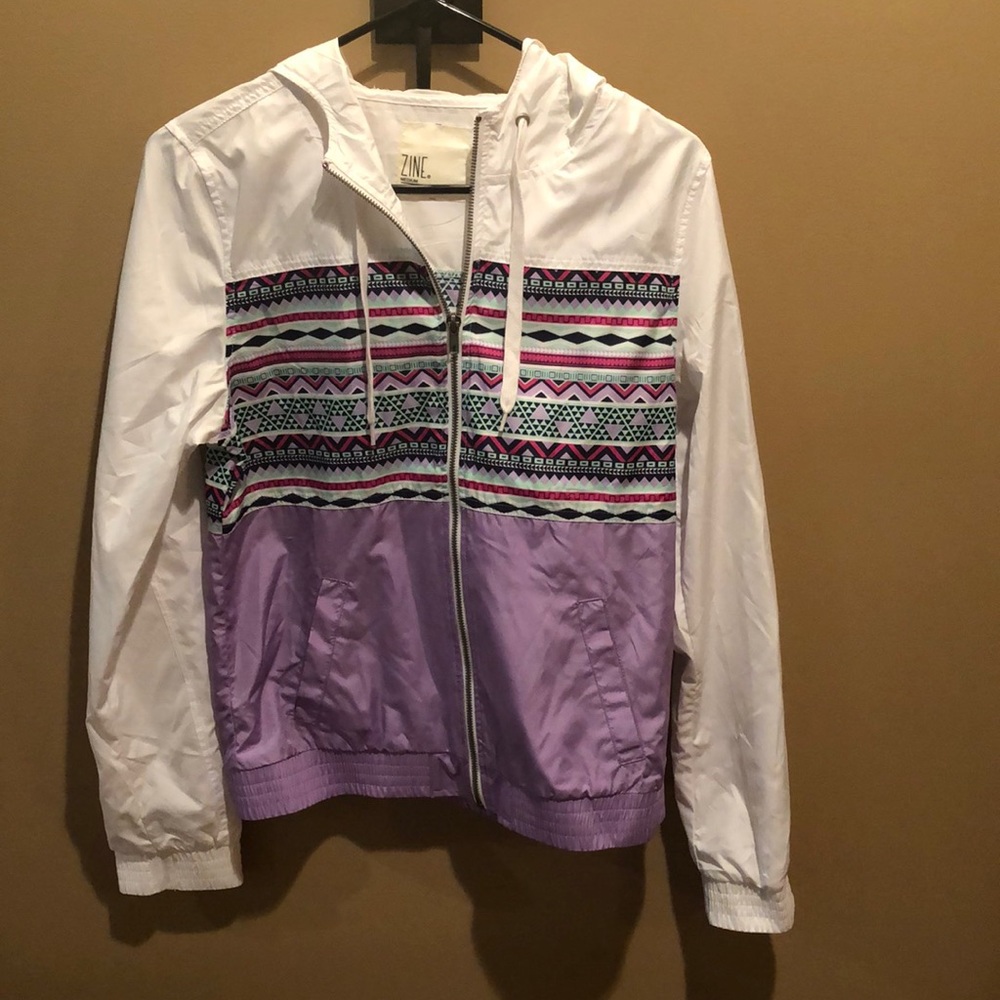 Zine windbreaker jacket 💜
